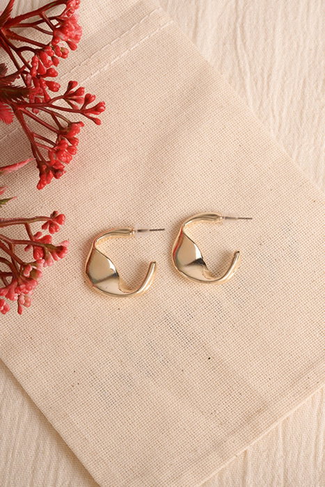 Heliophilia Silver Pendientes de Oro con Recubrimiento de Laca Dorado Heliophilia Silver Pendientes de Oro con Recubrimiento de Laca Dorado